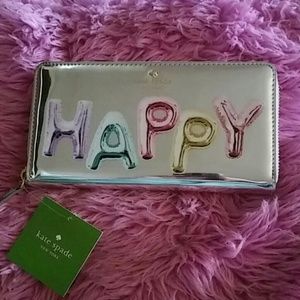 NWT 🎉🎈Kate Spade Happy Lacey Wallet🎈🎉